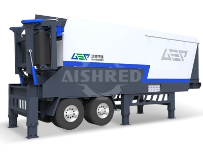 Mobilny zakład rozdrabniania